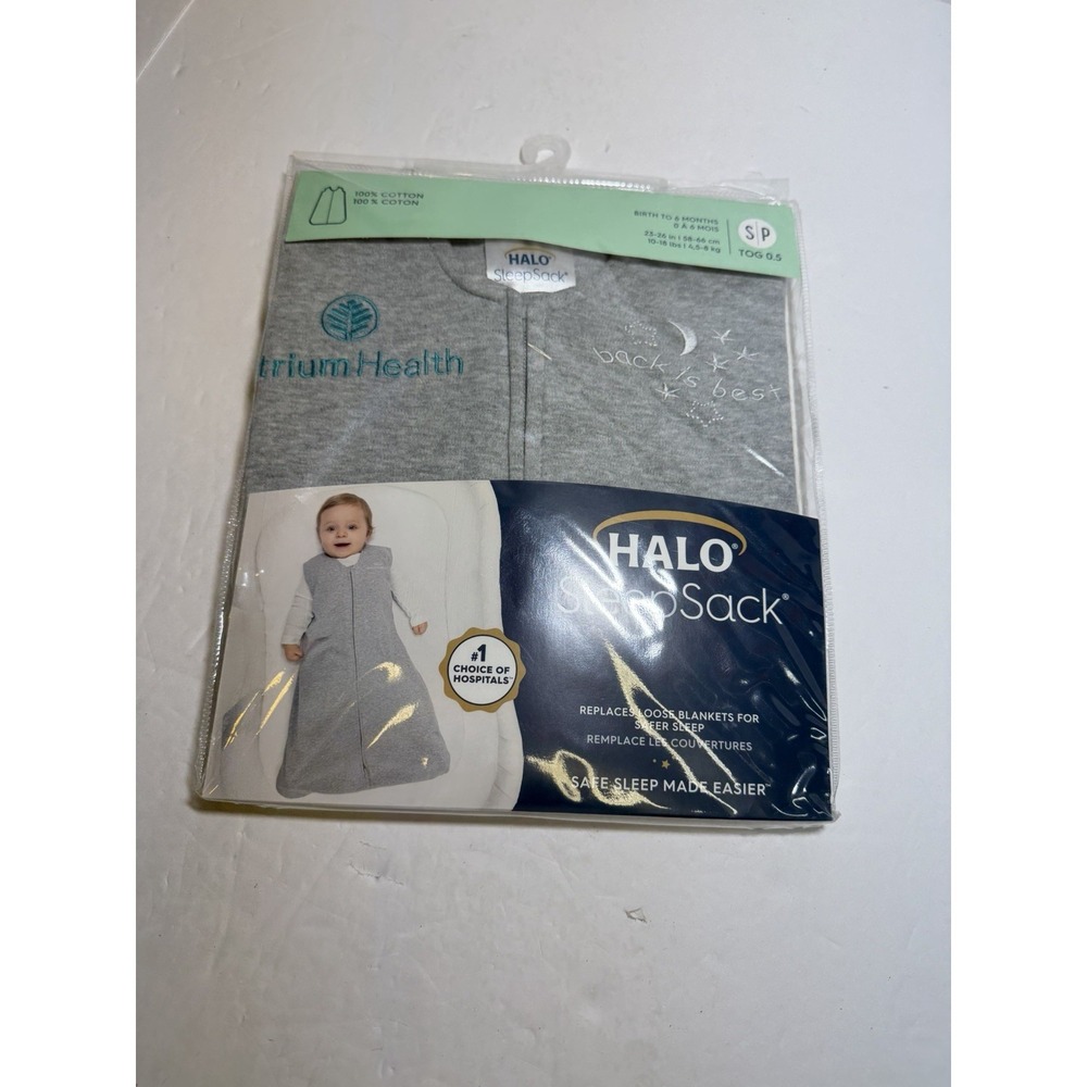 Atrium Health Halo Sleep Sack Newborn Birth To 6 Months 0-6 Wearable Blanket